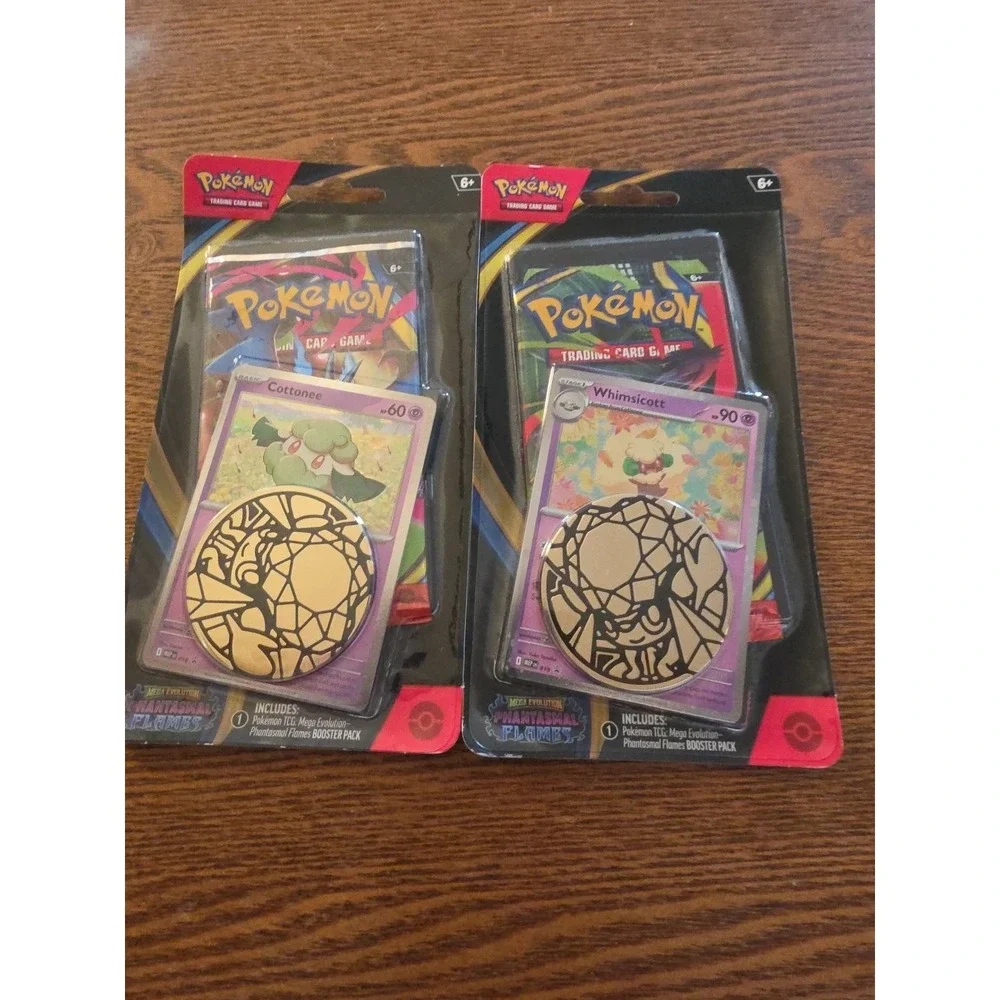 Pokémon TCG Mega Evolution Phantasmal Flames Single Pack Blister Set‎ New